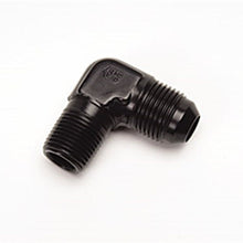 Load image into Gallery viewer, Russell Performance -6 AN to 1/4in NPT 90 Degree Flare to Pipe Adapter (Black) Russell