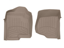 Load image into Gallery viewer, WeatherTech 2008-2013 GMC Sierra/Sierra Denali 1500 Front FloorLiner HP - Tan | 450661IM