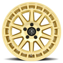 Load image into Gallery viewer, ICON Journey 17x8 / 5x108 / 38 mm / 6in BS Gloss Gold Wheel