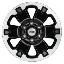 Load image into Gallery viewer, Ford Racing 19-21 Ranger 18x8in 4 Wheel Kit w/TPMS - Gloss Black w/ Machined Face Ford Racing
