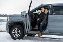 Load image into Gallery viewer, AMP Research 19-21 Chevy Silverado 1500 Crew Cab PowerStep Plug N Play - Black (w/OEM Illumination) AMP Research