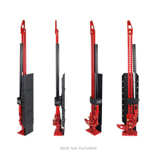 Load image into Gallery viewer, Go Rhino XRS/SRM 4-CORE Clamp Mount Kit for Hi-Lift Jack - Tex. Blk (No Drill) Jacks Go Rhino