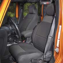 Load image into Gallery viewer, Rugged Ridge Seat Cover Kit Black 07-10 Jeep Wrangler JK 4dr Rugged Ridge