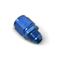 Load image into Gallery viewer, Russell Performance BLUE ANODIZED -6 TUBE COUPLING NUT W/ FLARED REDUCER TO -4 AN MALE Russell