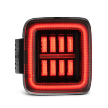 Load image into Gallery viewer, AlphaRex 18-23 Jeep Wrangler JL NOVA Prismatic LED Taillights Alpha-Black AlphaRex