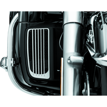 Load image into Gallery viewer, Kuryakyn Radiator Grills For Twin Cooled Models Chrome & Black (Pair)