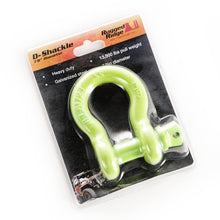 Load image into Gallery viewer, Rugged Ridge Green 13500lb 7/8in D-Shackle Rugged Ridge