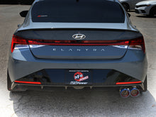 Load image into Gallery viewer, aFe Takeda 21-25 Hyundai Elantra 1.6L (t) 3in. SS Axle-Back Exhaust System w/Blue Flame Tips aFe