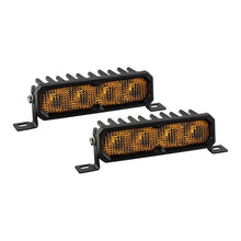 Load image into Gallery viewer, Diode Dynamics Light Bars & Cubes Diode Dynamics SS6 Sport Yellow Flood Standard ABL (pair) 3000K