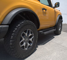 Load image into Gallery viewer, Go Rhino 2021+ Ford Bronco Dominator Extreme D1 Side Steps w/Brackets - Textured Black Side Steps Go Rhino