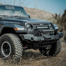 Load image into Gallery viewer, Westin 18-20 Jeep Wrangler WJ2 Full Width Front Bumper w/LED Light Bar Mount Textured Black Westin