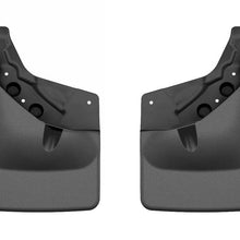 Load image into Gallery viewer, WeatherTech 24-25 Toyota Tacoma w/o Fender Flares Rear No Drill MudFlaps - Black WeatherTech