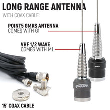 Load image into Gallery viewer, Rugged Radios Kawasaki Teryx4/Teryx5 H2 Comp Comm Kit w/ BT Intercom & 2-Way - 696/M1 VHF Bus Band | H2-696-RS-M1-HK