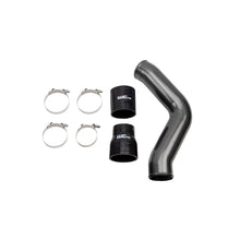 Load image into Gallery viewer, Wehrli 13-18 Cummins 6.7L Driver Side 3.5 in. Intercooler Pipe - Gloss Black Intercooler Pipe Kits Wehrli
