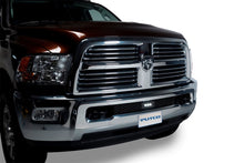 Load image into Gallery viewer, Putco 11-18 Ram HD - SS Punch Style Bumper Grille Insert w/ 10in Luminix Light Bar (Black) Grilles Putco