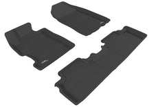 Load image into Gallery viewer, 3D MAXpider 2006-2011 Honda Civic Coupe Kagu 1st & 2nd Row Floormats - Black | L1HD03601509