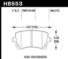Load image into Gallery viewer, Hawk 07-11 Audi S6 HPS 5.0 Rear Brake Pads Brake Pads - Performance Hawk Performance