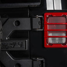 Load image into Gallery viewer, Rugged Ridge 07-18 Jeep Wrangler JK Red Elite Tail Light Guards Rugged Ridge