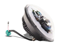 Load image into Gallery viewer, Raxiom 07-18 Jeep Wrangler Axial Series 7-Inch LED Headlights w DRL/ Black Housing - Clear Lens | J178741