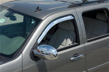 Load image into Gallery viewer, Putco 14-14 Chevrolet Silverado HD - Crew Cab (Front Only) Element Chrome Window Visors Wind Deflectors Putco