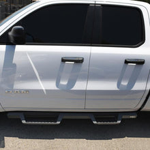 Load image into Gallery viewer, Westin 2019 Ram 1500 Quad Cab Drop Nerf Step Bars - Textured Black Westin