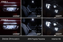 Load image into Gallery viewer, Diode Dynamics 05-15 Toyota Tacoma Interior LED Kit Cool White Stage 2 Dash & Interior Trim Diode Dynamics
