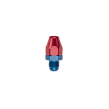 Load image into Gallery viewer, Russell Performance Red/Blue -6 AN Male 37 Degree to 3/8in Aluminum Tube Russell
