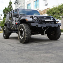 Load image into Gallery viewer, Westin 18-20 Jeep Wrangler WJ2 Full Width Front Bumper w/LED Light Bar Mount Textured Black Westin