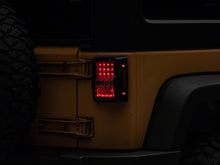 Load image into Gallery viewer, Raxiom 07-18 Jeep Wrangler JK Axial Series Lux LED Tail Lights- Blk Housing (Clear Lens) Tail Lights Raxiom