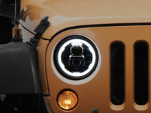 Load image into Gallery viewer, Raxiom 07-18 Jeep Wrangler Axial Series 7-Inch LED Headlights w DRL/ Black Housing - Clear Lens | J178741