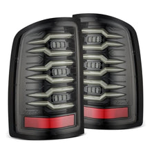 Load image into Gallery viewer, AlphaRex 07-13 GMC Sierra 1500/2500HD/3500HD Luxx Series LED Tail Lights - Alpha Black AlphaRex
