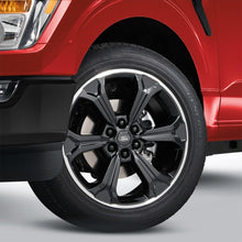 Load image into Gallery viewer, Ford Racing 15-23 F-150 22in Wheel Kit - Black w/Machined Face Ford Racing