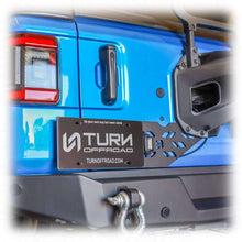 Load image into Gallery viewer, Turn Offroad 2018+ Jeep JL License Plate Relocation | JLEA1-M1