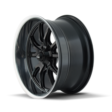Load image into Gallery viewer, Ridler 650 17x8 / 5x120.65 BP / 0mm Offset / 83.82mm Hub Matte Black Polished Wheel