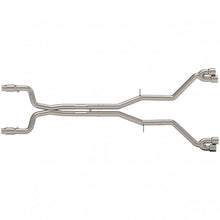 Load image into Gallery viewer, Kooks 16+ Chevy Camaro SS 6.2L 3in GREEN Cat Muff Delete Exhaust w/Quad Tips (Use w/Kooks Headers) Header Back Kooks Headers