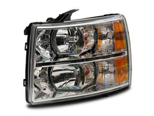 Load image into Gallery viewer, Raxiom 07-14 Chevrolet Silverado 1500 Axial OEM Rep Headlights- Chrome Housing (Clear Lens) Headlights Raxiom