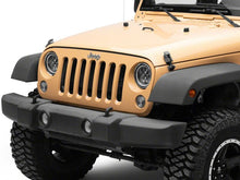 Load image into Gallery viewer, Raxiom 07-18 Jeep Wrangler JK Axial Spider LED Headlights w/Angel Eye Halo- Blk Housing (Clear Lens) Headlights Raxiom