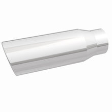 Load image into Gallery viewer, MagnaFlow Exhaust Products Exhaust Tail Pipe Tip MagnaFlow Exhaust Products Magnaflow Single Exhaust Tip - 3in. Inlet/4in. Outlet 35116