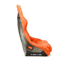 Load image into Gallery viewer, NRG FRP Bucket Seat ULTRA Edition W/ Grey Pearlized Back / Orange Microfiber Material - Large | FRP-302OR-ULTRA
