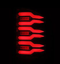 Load image into Gallery viewer, AlphaRex 07-14 Chevrolet Silverado 1500/2500HD/3500HD Luxx-Series LED Tail Lights Black/Red AlphaRex