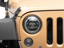 Load image into Gallery viewer, Raxiom 07-18 Jeep Wrangler Axial Series 7-Inch LED Headlights w DRL/ Black Housing - Clear Lens | J178741