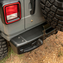 Load image into Gallery viewer, Rugged Ridge Spartacus Rear Bumper Black 18-20 Jeep Wrangler JL Rugged Ridge