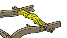 Load image into Gallery viewer, Rust Buster 95-04 Toyota Tacoma Spare Tire Crossmember | RB7121