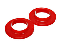 Load image into Gallery viewer, Energy Suspension Universal 2 1/8in ID 3 3/4in OD 3/4in H Red Coil Spring Isolators (2 per set) Bushing Kits Energy Suspension