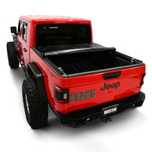 Load image into Gallery viewer, Westin 20-24 Jeep Gladiator JT 5ft. Bed Soft Roll Tonneau Cover - Black Westin