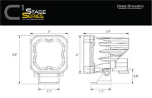 Load image into Gallery viewer, Diode Dynamics 21-24 Ford Bronco Sport SSC1 LED Fog Light Kit Diode Dynamics