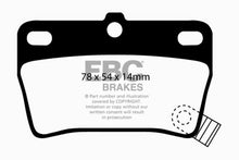 Load image into Gallery viewer, EBC 03-05 Toyota RAV 4 2.4 Ultimax2 Rear Brake Pads Brake Pads - OE EBC