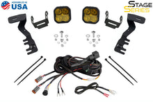 Load image into Gallery viewer, Diode Dynamics 2024+ Toyota Tacoma Stage Series 2in LED Ditch Light Kit - Pro White Combo Diode Dynamics