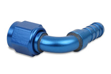 Load image into Gallery viewer, Earl's Performance Clamp-On Hose Fitting Earl's Performance Earl's Auto-Crimp Hose End - 90 Degree - Size -6 - Blue 709106ERL
