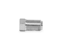 Load image into Gallery viewer, Earl's Performance Engine Circular Plug Earl's Performance 3/8"-24 Inverted Flare Plug, Electroless Nickel Plated Short Steel 9806624ERL